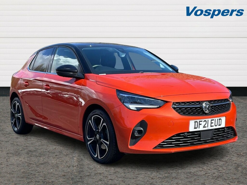 Compare Vauxhall Corsa 1.2 Turbo Elite Nav Premium DF21EUD Orange