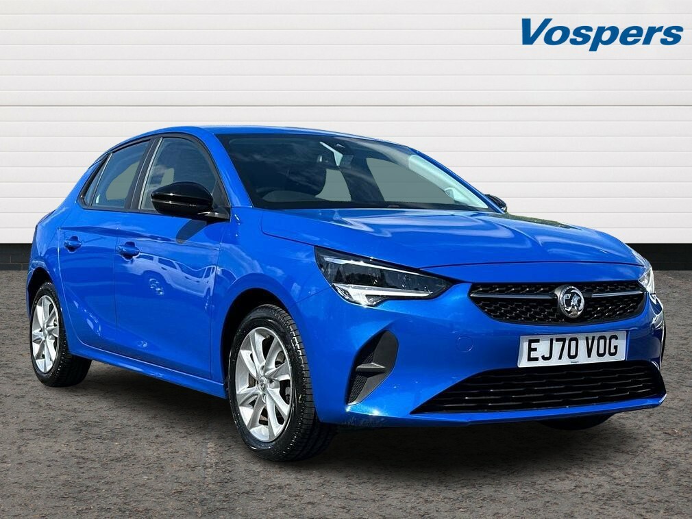 Compare Vauxhall Corsa 1.2 Se Premium EJ70VOG Blue