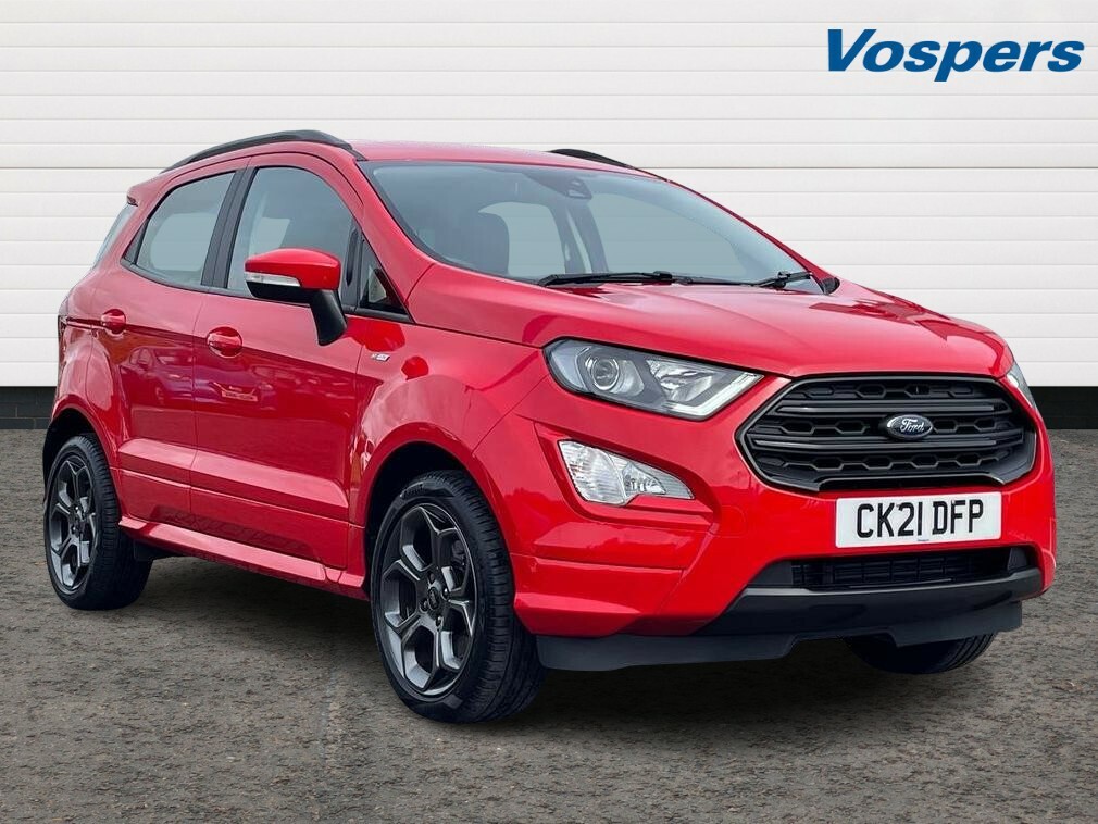 Compare Ford Ecosport 1.0 Ecoboost 140 St-line CK21DFP Red