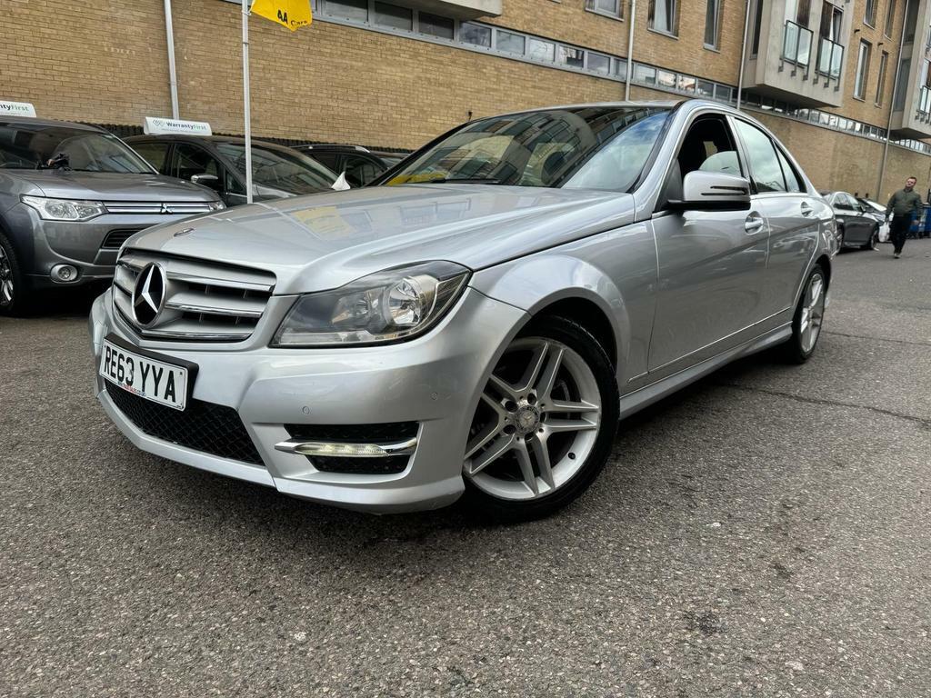 Compare Mercedes-Benz C Class 1.6 C180 Amg Sport Euro 6 Ss RE63YYA Silver
