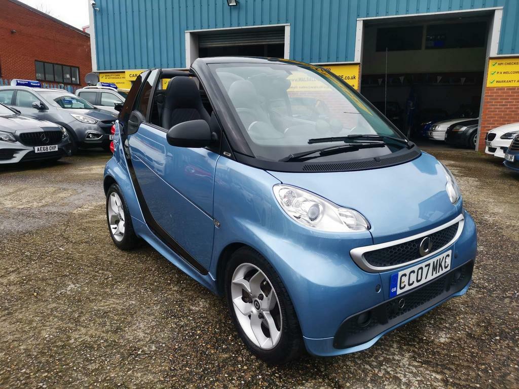 Smart Fortwo Cabrio 1.0 Mhd Pulse Cabriolet Softtouch Euro 5 Ss Blue #1