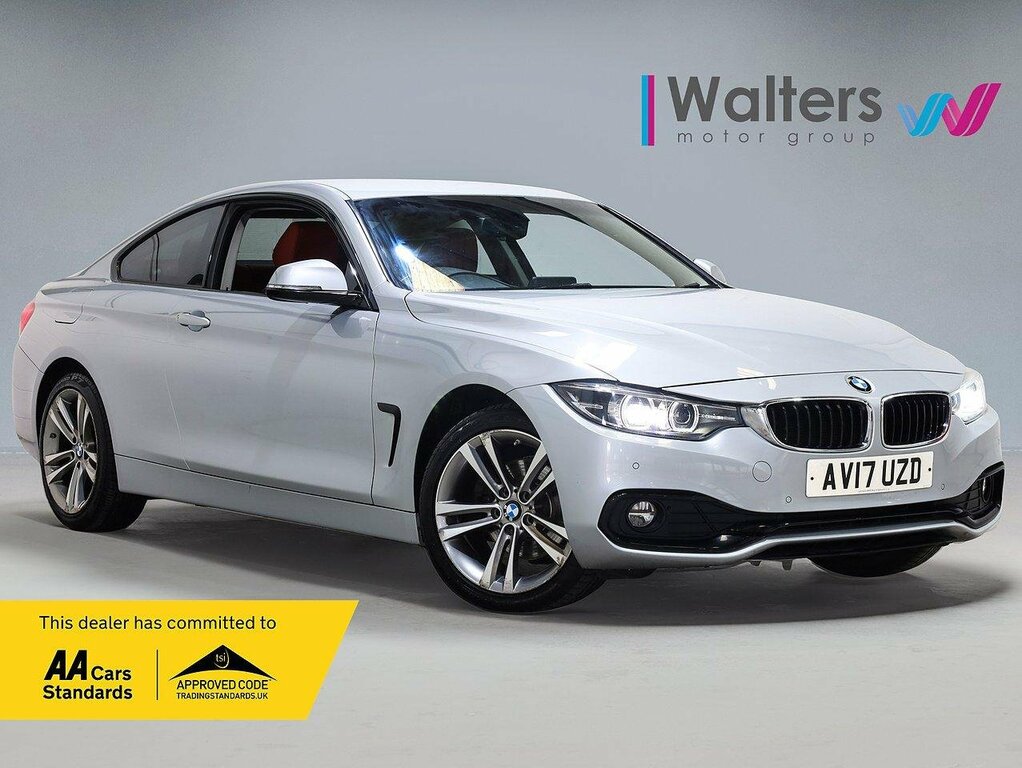 BMW 4 Series Gran Coupe 420D Sport Coupe Silver #1