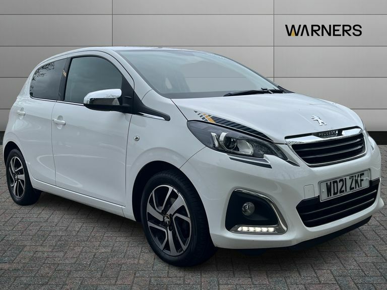 Compare Peugeot 108 1.0 72 Collection WD21ZKF White
