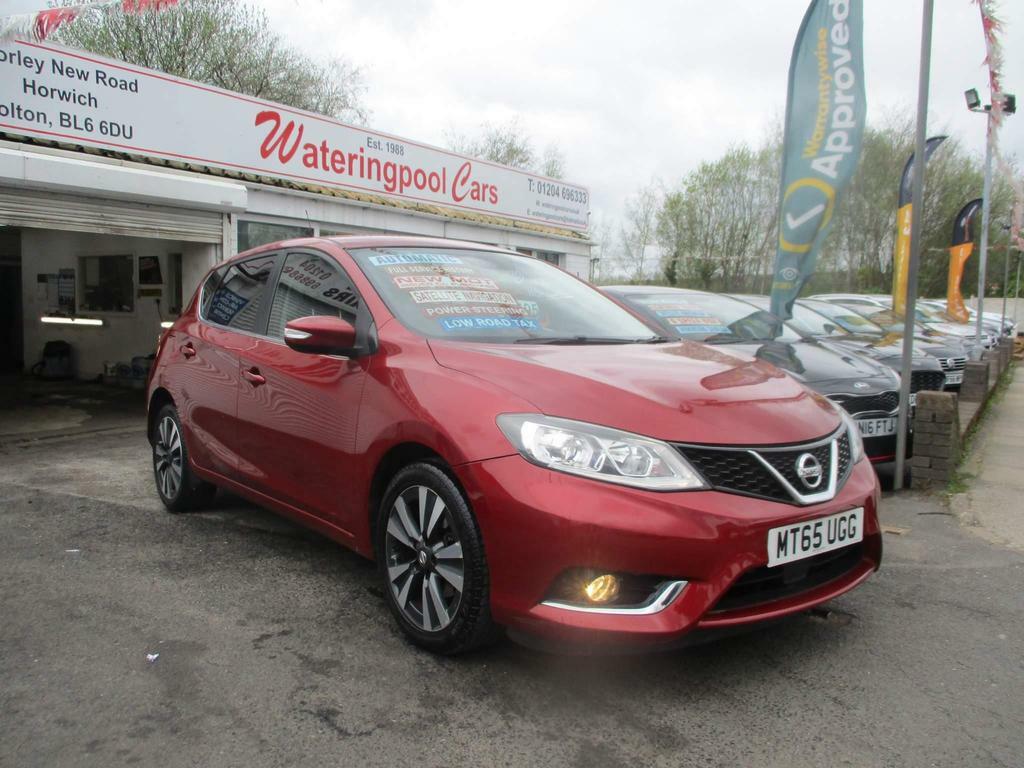 Compare Nissan Pulsar 1.2 Dig-t N-tec Xtron Euro 6 Ss MT65UGG Red