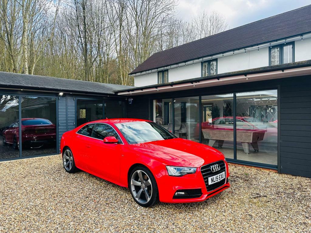 Compare Audi A5 2.0 Tdi S Line Euro 5 Ss NL15EXU Red