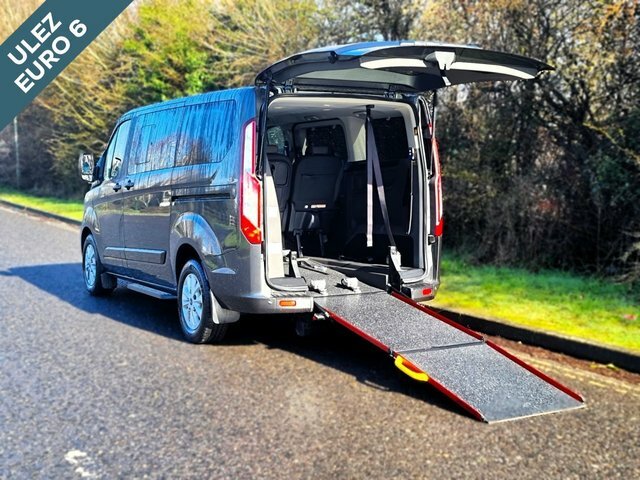 Compare Ford Tourneo Custom 3 Seat Wheelchair Accessible Disabled Access WX19LZD Grey