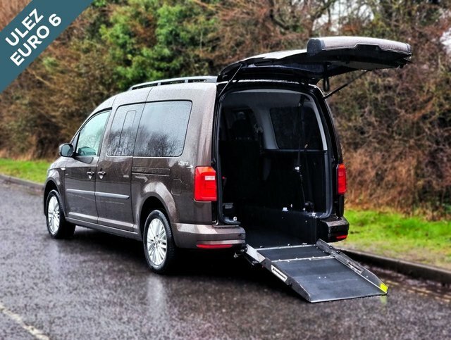Compare Volkswagen Caddy 5 Seat Wheelchair Accessible Disabled Access SG19ADT Brown