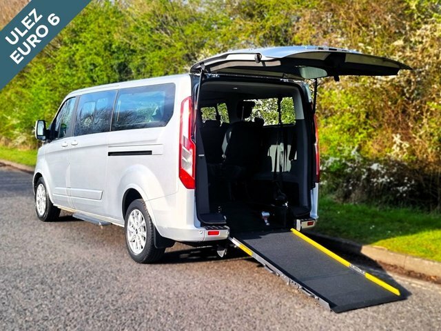 Compare Ford Tourneo Custom L2 Lwb 8 Seat Wheelchair Accessible Disabled WG70DJZ Silver