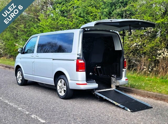 Compare Volkswagen Transporter 6 Seat Wheelchair Accessible Disabled Access YJ67DFF Grey