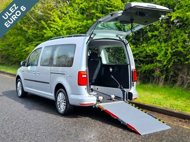 Compare Volkswagen Caddy 5 Seat Wheelchair Accessible Disabled Access KX18FCJ Silver