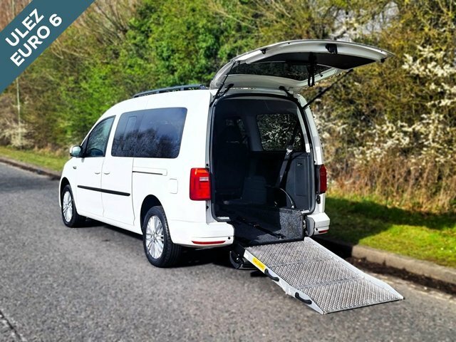 Compare Volkswagen Caddy 5 Seat Wheelchair Accessible Disabled Access Ramp NK18CVE White