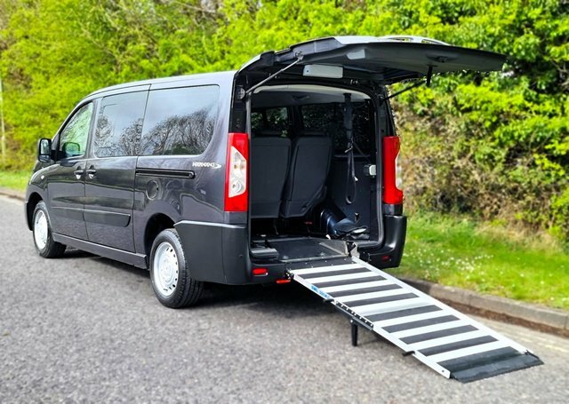 Compare Peugeot Expert L2 Lwb 9 Seat Wheelchair Accessible Disabled Acces SF65FRD Grey