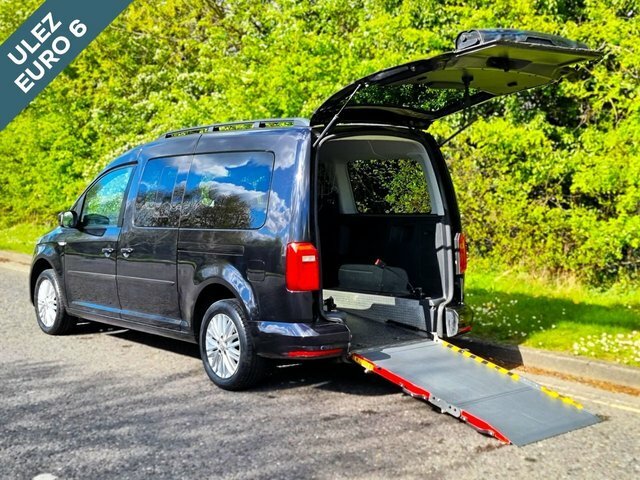 Compare Volkswagen Caddy 5 Seat Wheelchair Accessible Disabled Access RV66VYC Black