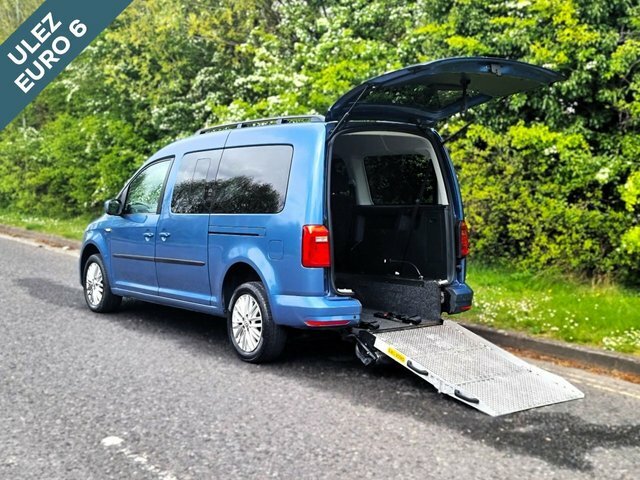 Compare Volkswagen Caddy 5 Seat Wheelchair Accessible Disabled Access NK17DVR Blue
