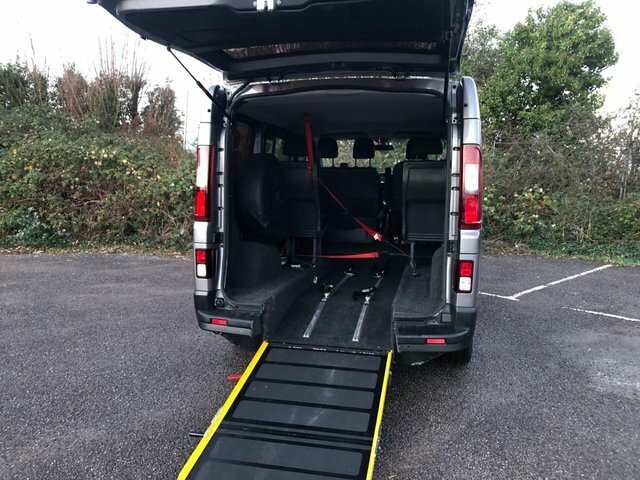 Compare Renault Trafic 5 Seat Wheelchair Accessible Vehicle With Access R OU15DYJ Grey