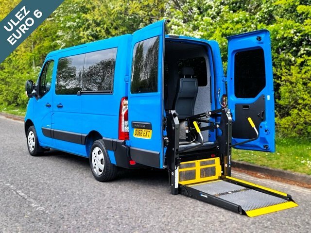 Renault Master 6 Seat Wheelchair Accessible Disabled Access Vehic Blue #1