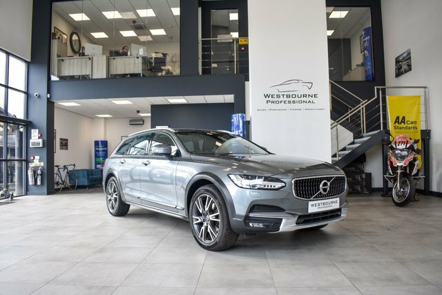Compare Volvo V90 Cross Country 2.0 T5 Cross Country Plus Awd 246 Bhp YS70NBK Grey
