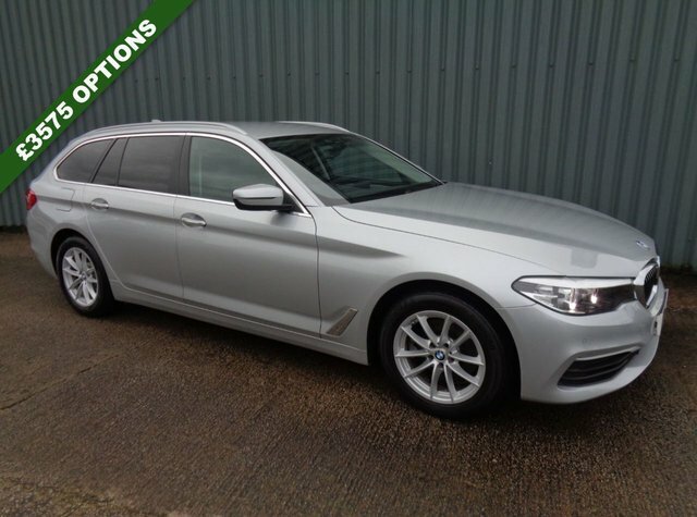 Compare BMW 5 Series 2017 2.0 520D Xdrive Se Touring 188 Bhp YJ67YDC Silver