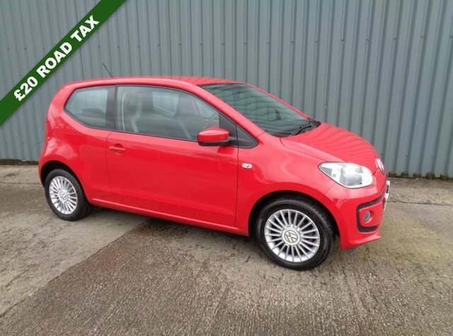 Compare Volkswagen Up 2013 1.0 High Up 74 Bhp MM13MFY Red