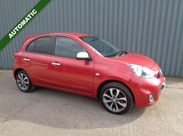 Compare Nissan Micra 2017 1.2 N-tec 79 Bhp DP66FAO Red