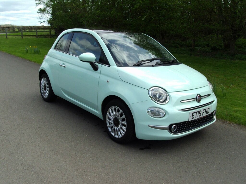 Compare Fiat 500 1.2 Lounge Euro 6 Ss ET19FHD Green