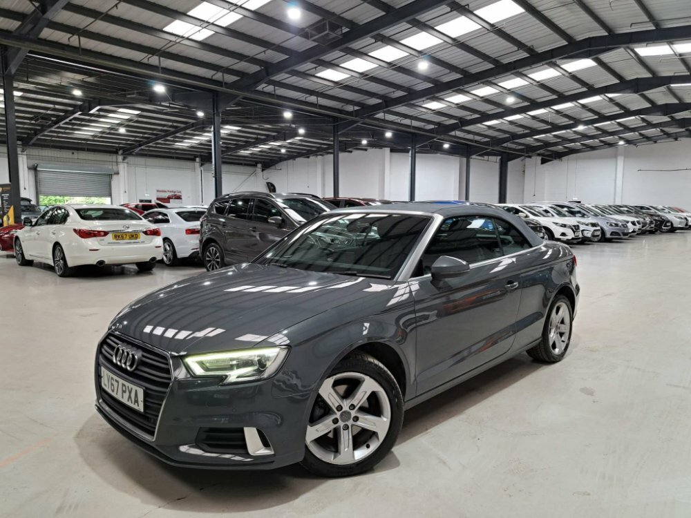 Compare Audi A3 Cabriolet 1.5 Tfsi Cod Sport S Tronic Euro 6 Ss LY67PXA Grey