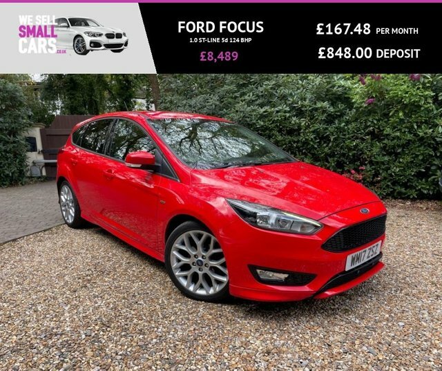 Compare Ford Focus 1.0 St-line 124 Bhp WM17ZSZ Red