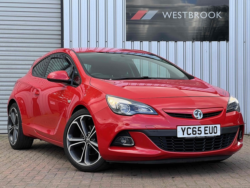 Compare Vauxhall Astra GTC I Turbo Limited Edition YC65EUO Red