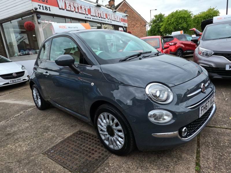 Compare Fiat 500 1.2 Lounge FH67XCZ Grey