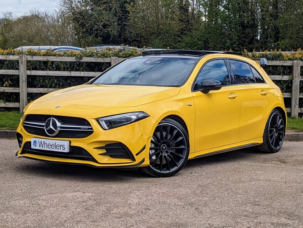 Compare Mercedes-Benz A Class A35 Amg  Yellow