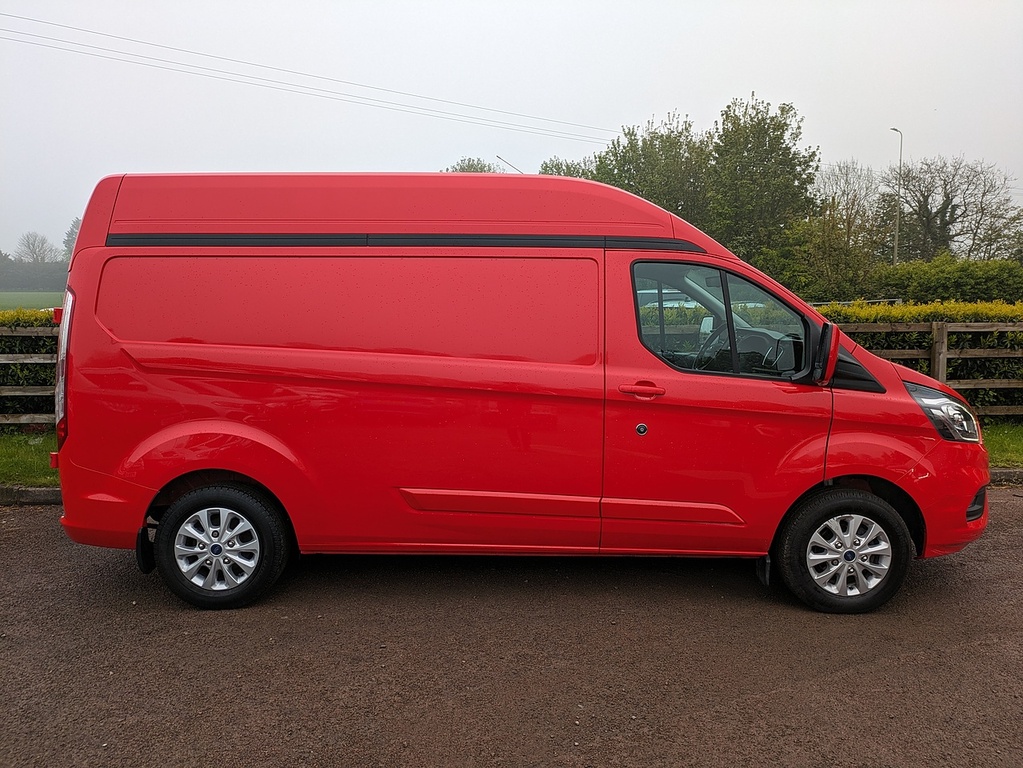 Compare Ford Transit Custom 300 Ecoblue Limited  Red