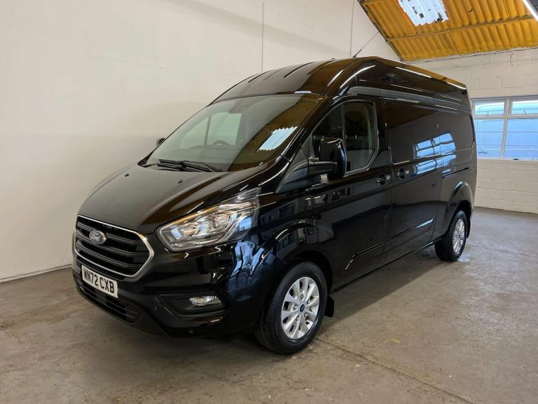 Compare Ford Transit Custom 2.0 340 Ecoblue Limited L2 High Roof Euro 6 5 WN72CXB Black