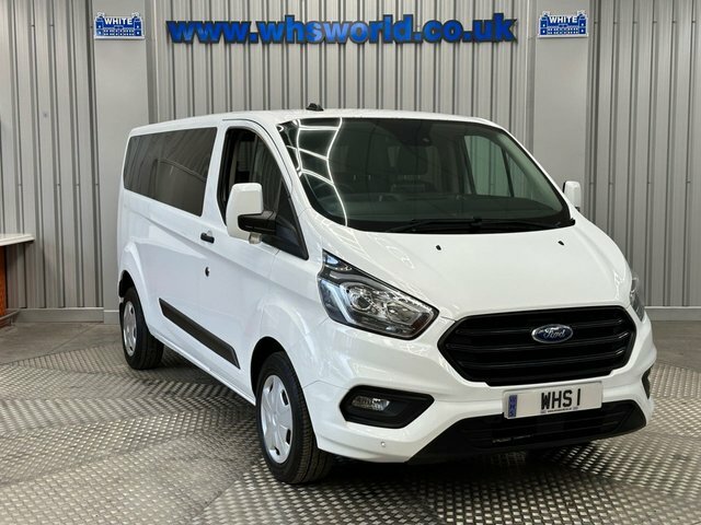 Compare Ford Transit Custom 2021 2.0 320 Trend Ecoblue Kombi 129 Bhp HW70ZKD White