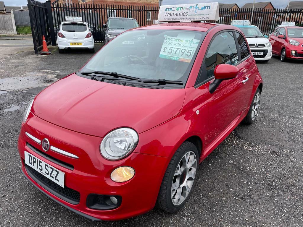 Compare Fiat 500 1.2 S Euro 6 Ss DP15SZZ Red