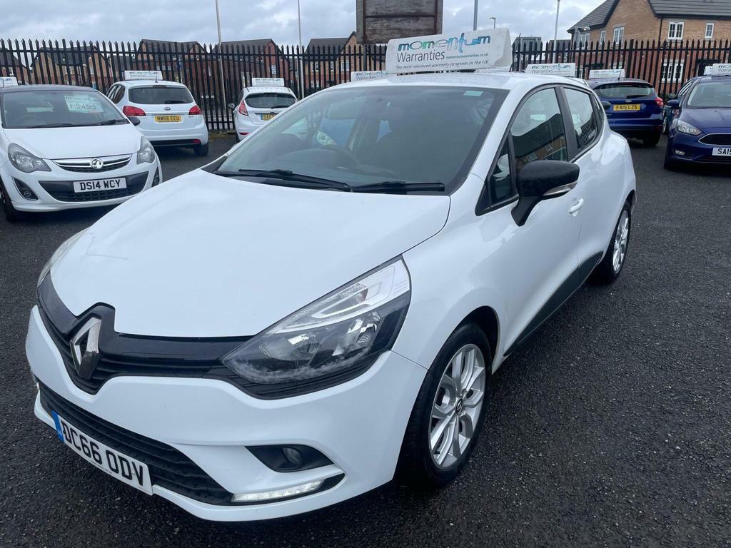 Compare Renault Clio 0.9 Tce Play Euro 6 Ss DC66ODV White