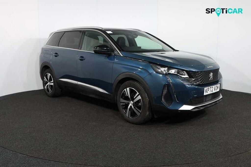 Compare Peugeot 5008 1.5 Bluehdi Gt Eat Euro 6 Ss KP72VOM Blue