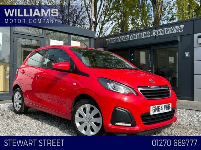 Compare Peugeot 108 1.0 Active 68 Bhp SN64VHR Red