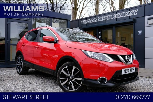 Compare Nissan Qashqai 1.5 Dci Tekna 108 Bhp YE14WRP Red
