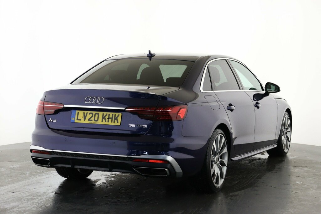 Compare Audi A4 Tfsi S Line LV20KHK Blue