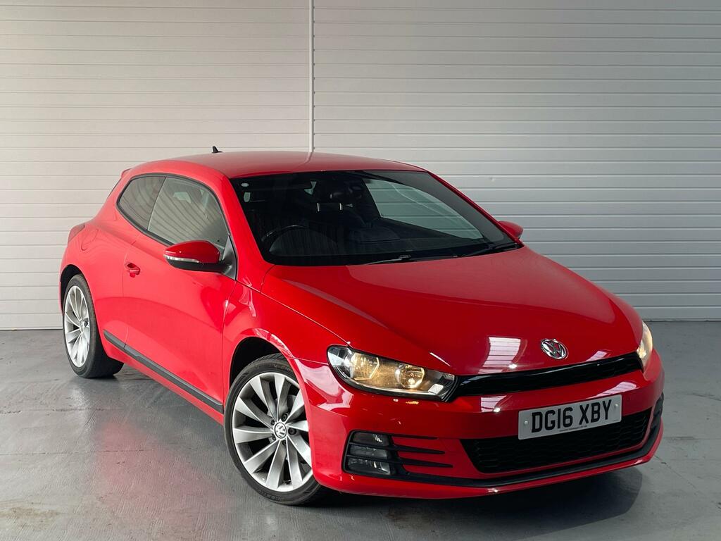 Compare Volkswagen Scirocco Gt Tdi Bluemotion Technology DG16XBY Red