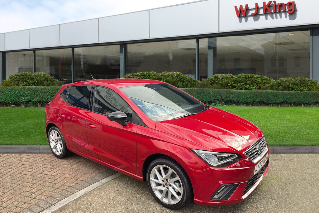 Compare Seat Ibiza 1.0 Tsi Fr Hatchback LY73TCJ Red