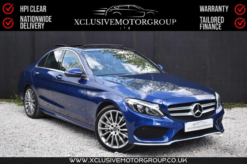 Compare Mercedes-Benz C Class Saloon 2.0 C350e 6.4Kwh Amg Line Premium Plus G- LK18KYF Blue
