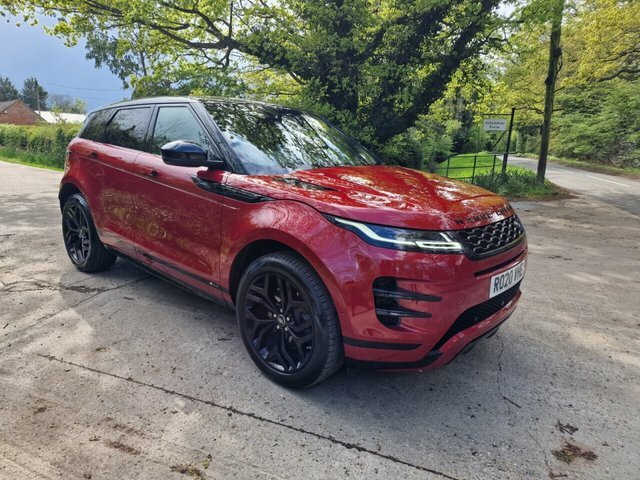 Compare Land Rover Range Rover Evoque 2.0 R-dynamic Se Mhev 178 Bhp RO20VHE Red