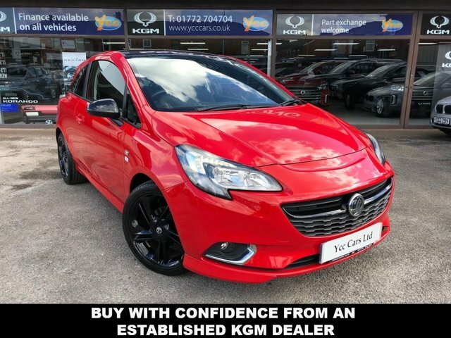 Compare Vauxhall Corsa Limited Edition 89 MV15NTE Red