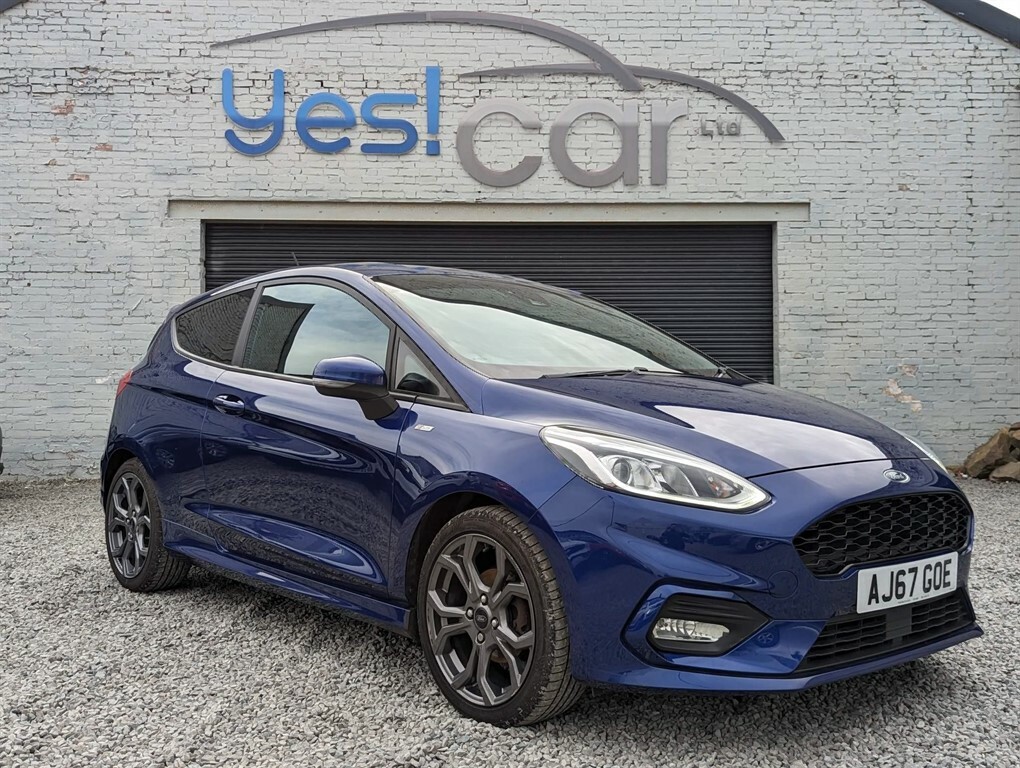 Compare Ford Fiesta 1.0T Ecoboost St-line Euro 6 Ss AJ67GOE Blue