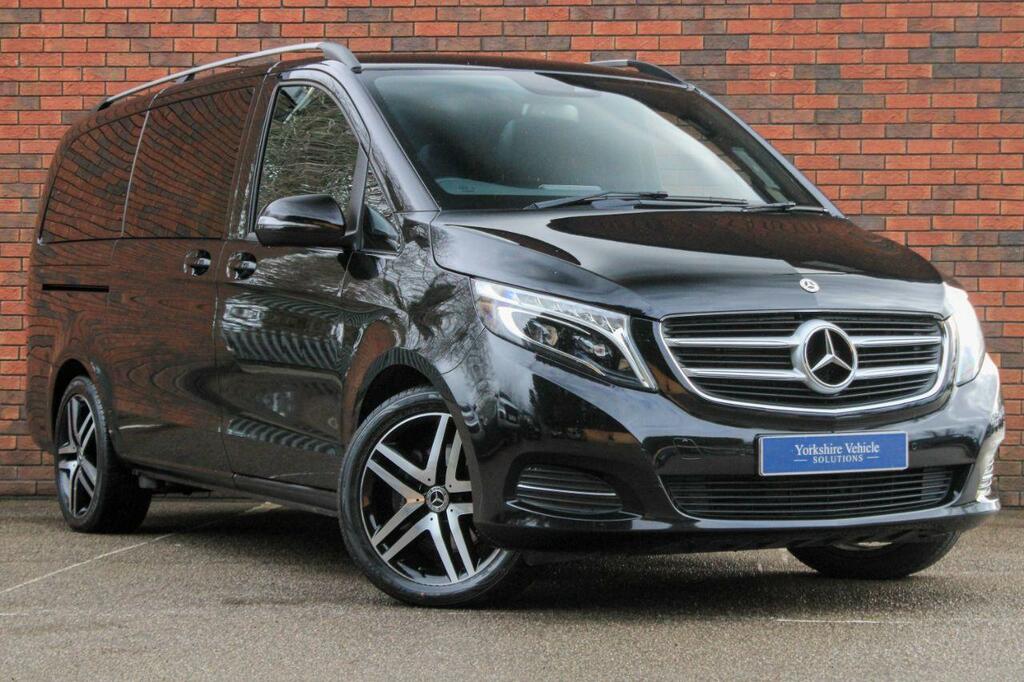 Compare Mercedes-Benz V Class 2.2 V220d Sport G-tronic Euro 6 Ss 8 Seat KR19UJT Black