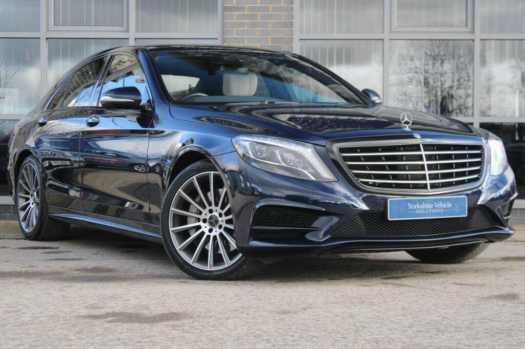 Compare Mercedes-Benz S Class 3.0 S350d V6 Amg Line Premium G-tronic Euro 6 BT17WUY Blue