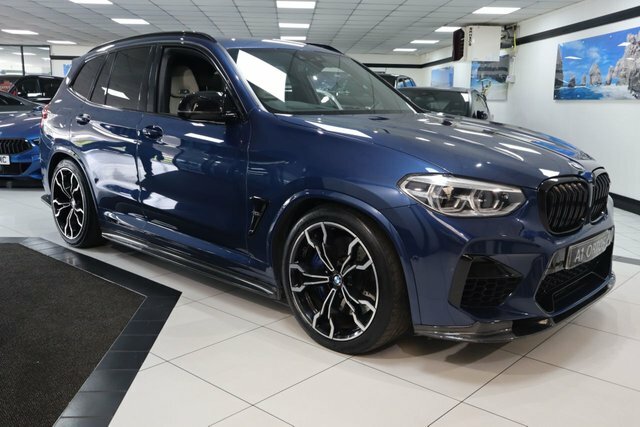 Compare BMW X3 3.0 M Competition 510 Bhp SD69YWA Blue