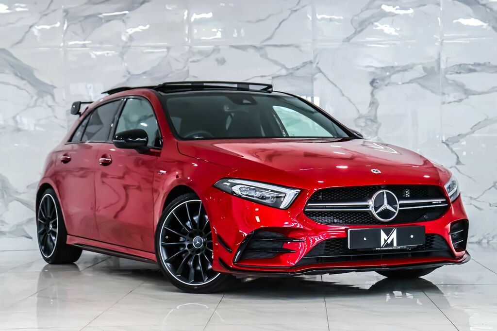 Compare Mercedes-Benz A Class 2022 Amg A 35 4Matic Premium Plus 302 Bhp RF22MHK Red