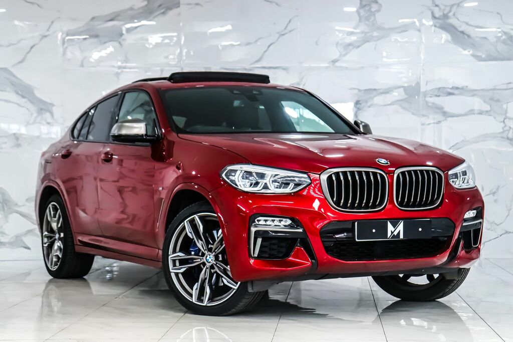 BMW X4 X4 M40d Red #1